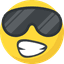 Emoji z okularami